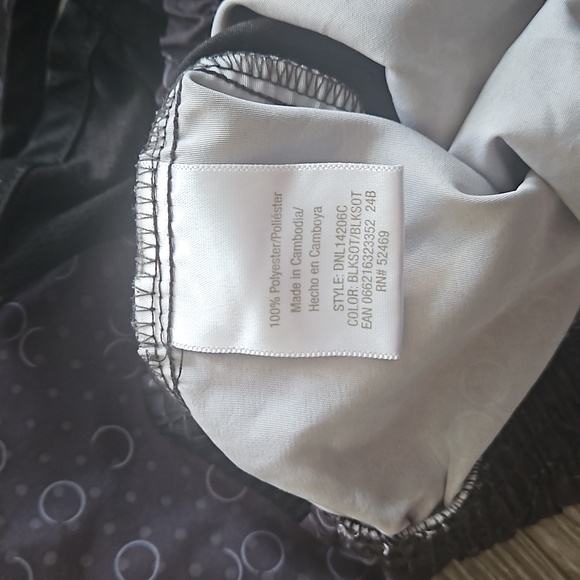 Danskin Now Black/Gray XL Shorts (DrawString) inside small pocket - Picture 7 of 8